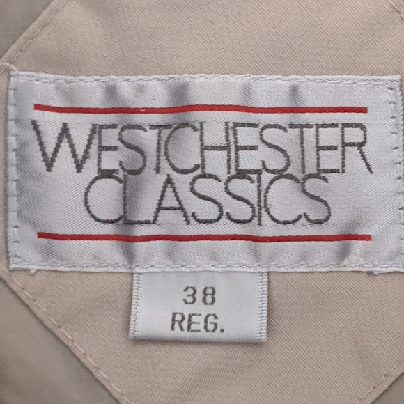 Vntg Westchester Classics Men's Beige Mod Light Weight Jacket 38Reg - Picture 3 of 6